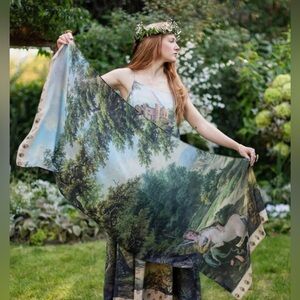 ✨NEW✨ The Mythmaker Elegant Scarf of Vintage Artwork